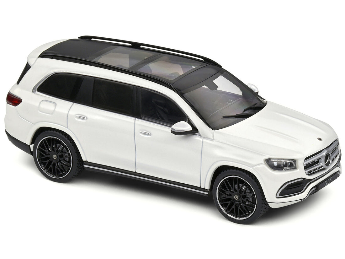 2020 Mercedes-Benz GLS Diamond White with AMG Wheels and Sunroof 1/43 Diecast Model Car by Solido-3