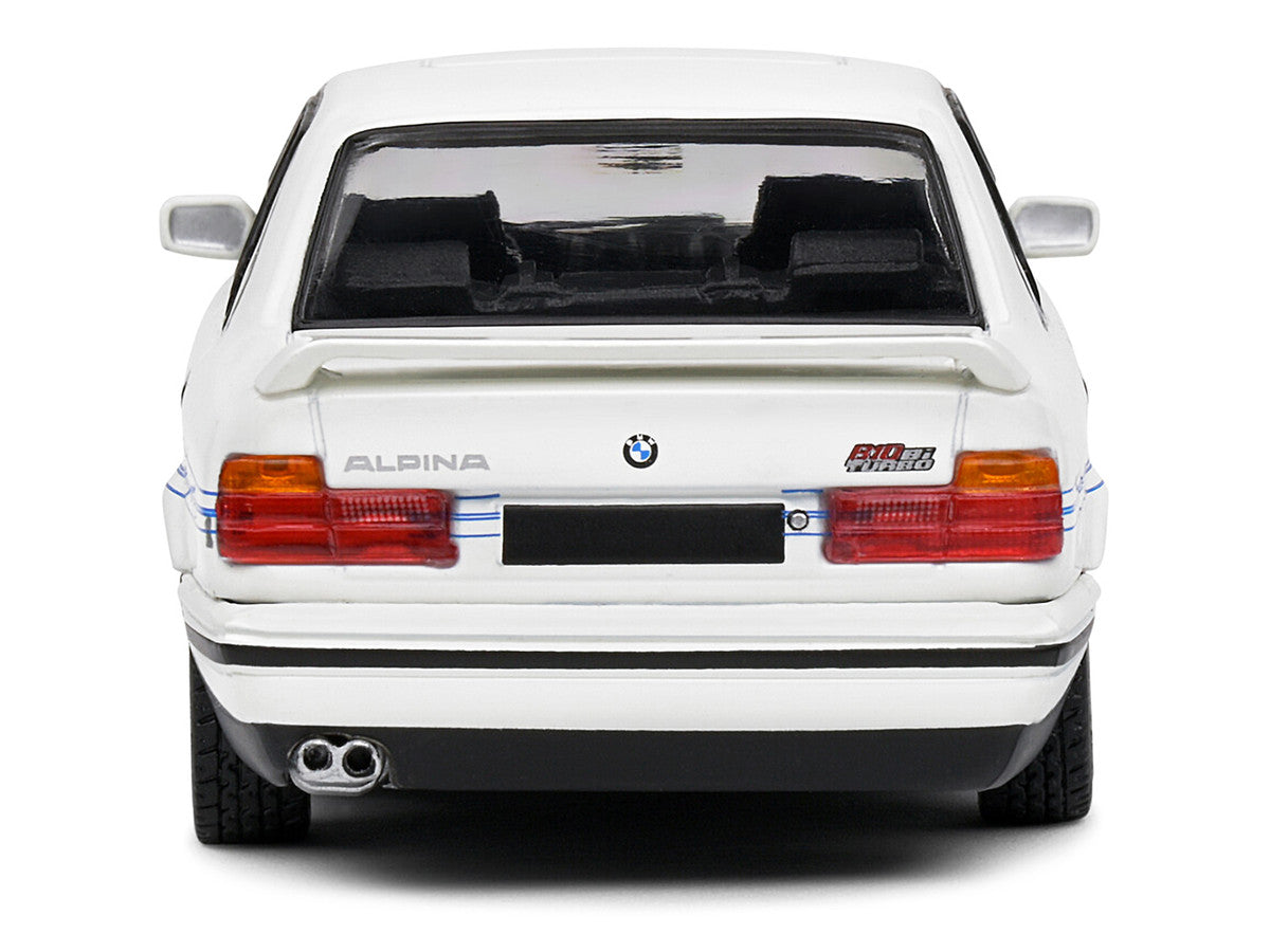 1994 BMW E34 Alpina B10 BiTurbo White with Blue Stripes 1/43 Diecast Model Car by Solido-4