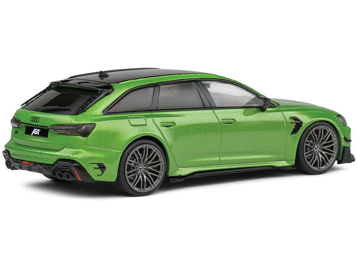 2022 Audi ABT RS 6-R Java Green Metallic with Black Top 1/43 Diecast Model Car by Solido-1