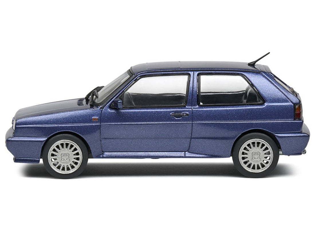 1989 Volkswagen Golf Rallye G60 Syncro Blue Metallic 1/43 Diecast Model Car by Solido-1