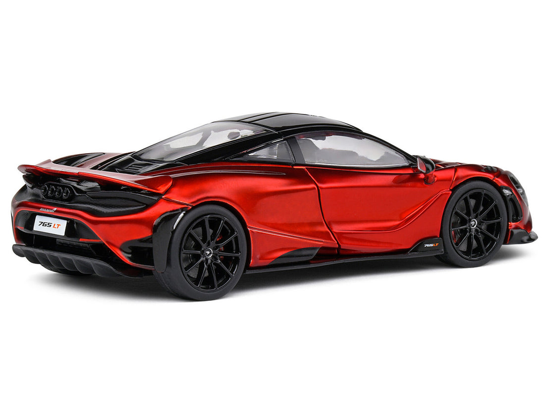 2020 McLaren 765 LT Volcano Red Metallic with Black Top 1/43 Diecast Model Car by Solido-2