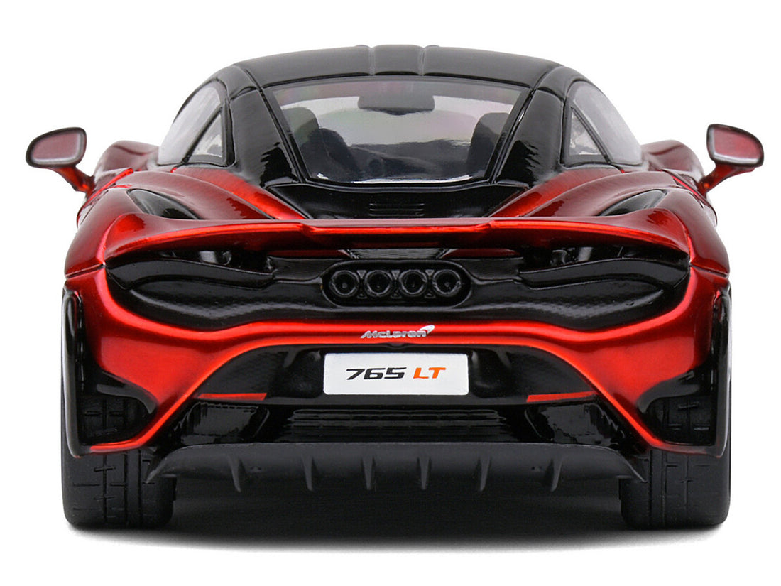 2020 McLaren 765 LT Volcano Red Metallic with Black Top 1/43 Diecast Model Car by Solido-4