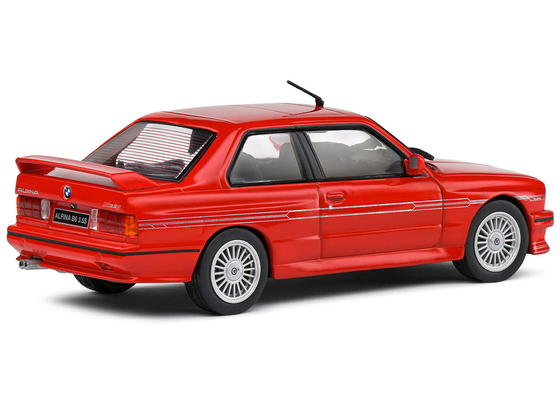 1990 BMW Alpina B6 (E30) Brilliant Red 1/43 Diecast Model Car by Solido-2