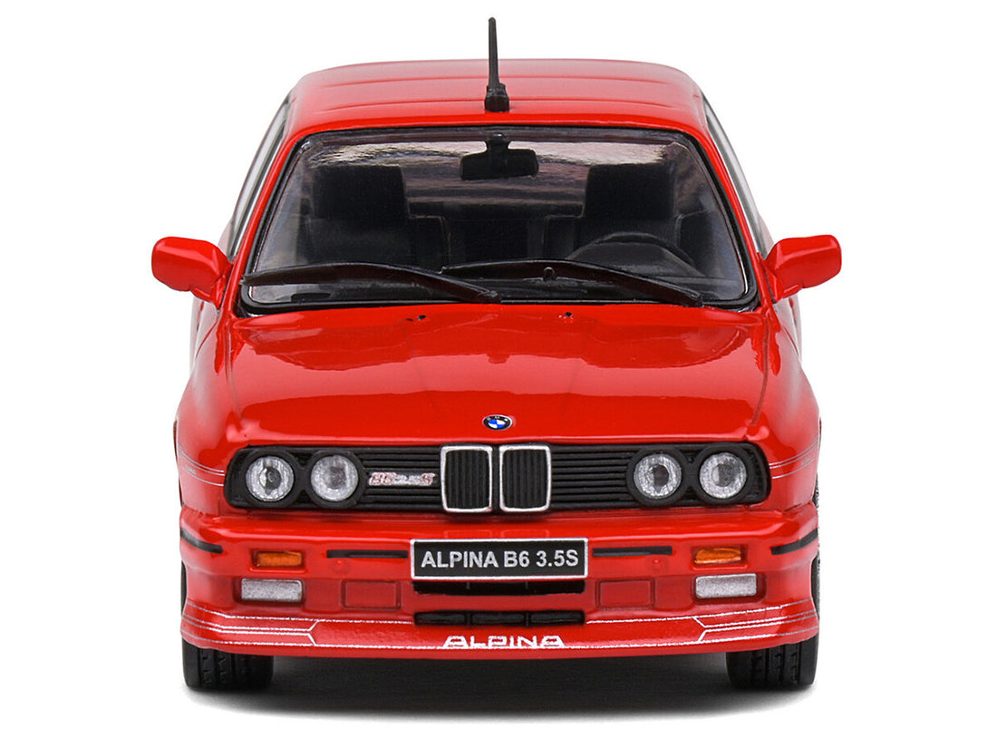 1990 BMW Alpina B6 (E30) Brilliant Red 1/43 Diecast Model Car by Solido-3