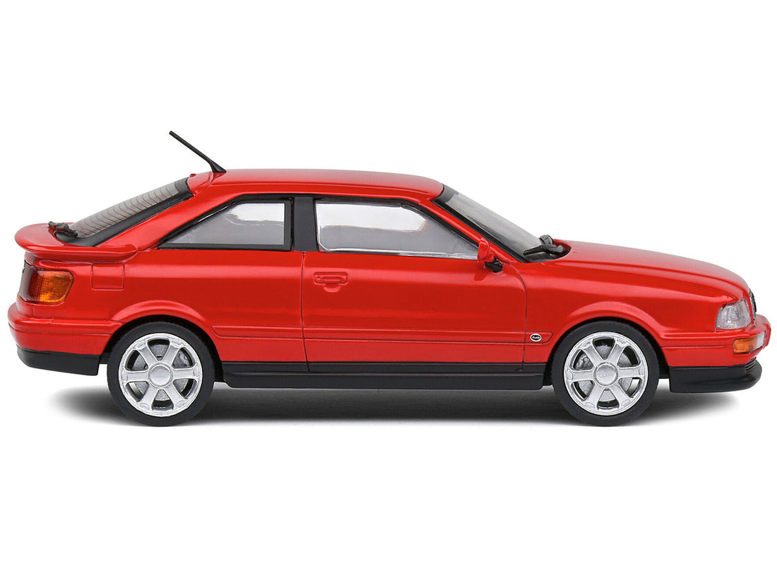 1992 Audi Coupe S2 Lazer Red 1/43 Diecast Model Car by Solido-1