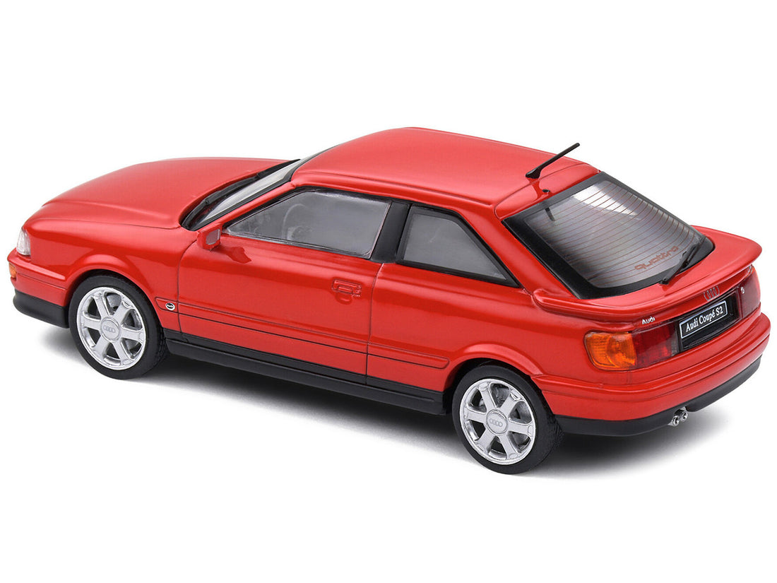 1992 Audi Coupe S2 Lazer Red 1/43 Diecast Model Car by Solido-4