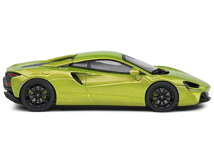 McLaren Artura Hybrid Supercar Light Green Metallic 1/43 Diecast Model Car by Solido-1