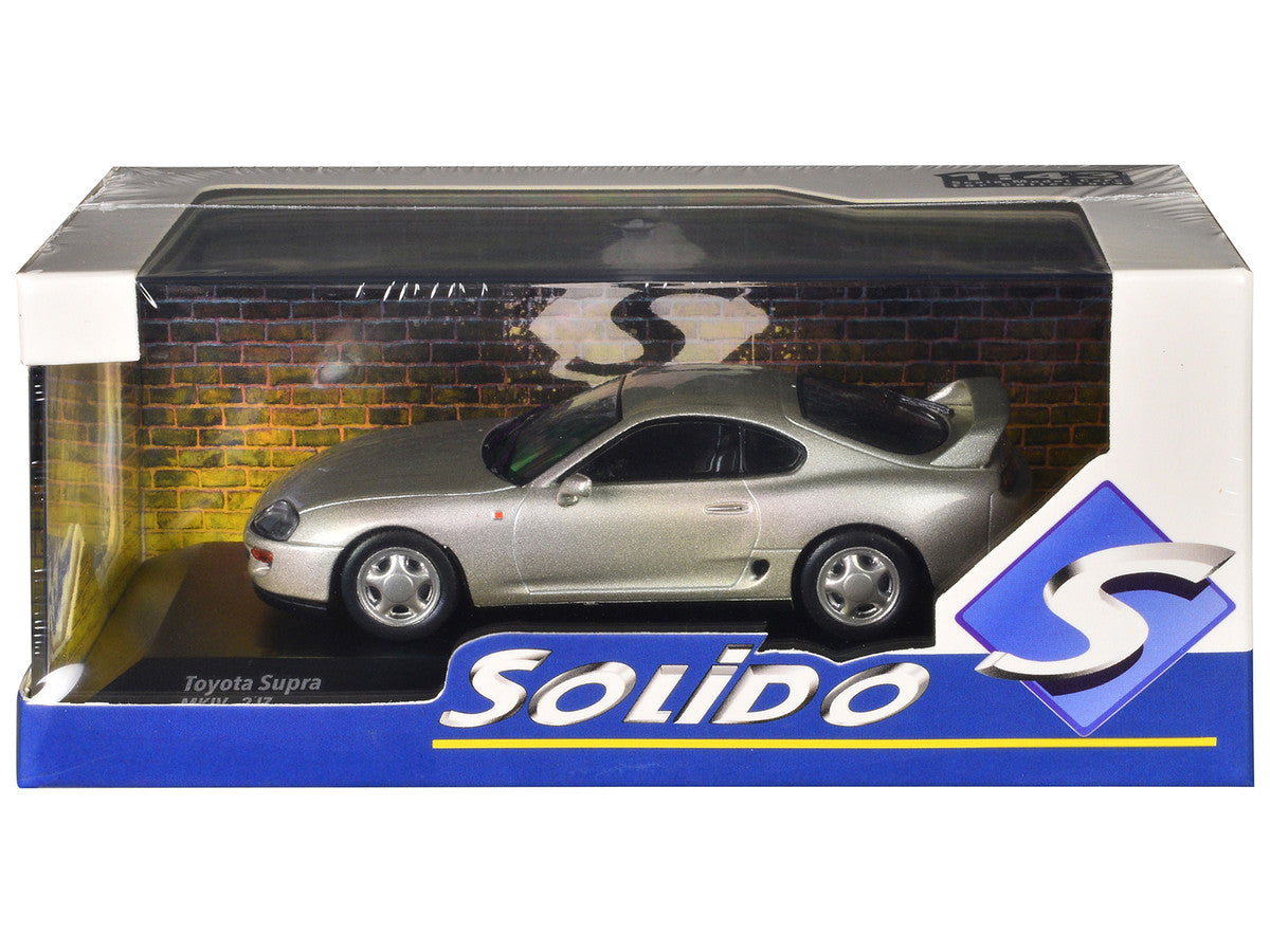 Toyota Supra MKIV Silver Metallic 1/43 Diecast Model Car by Solido-1