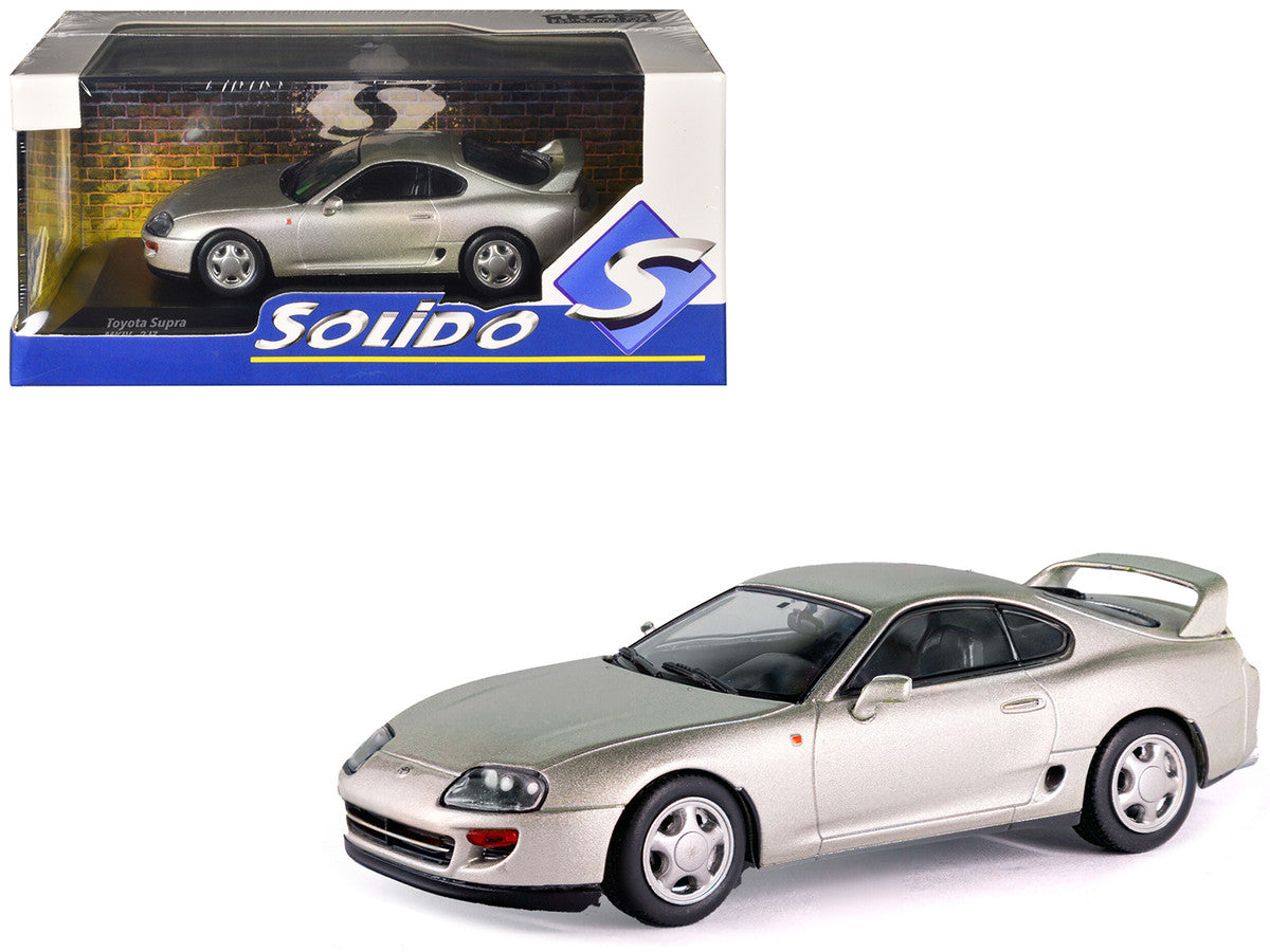 Toyota Supra MKIV Silver Metallic 1/43 Diecast Model Car by Solido-2