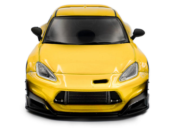 Toyota 2022 Pandem GR86 Yellow 1/43 Diecast Model Car by Solido 2