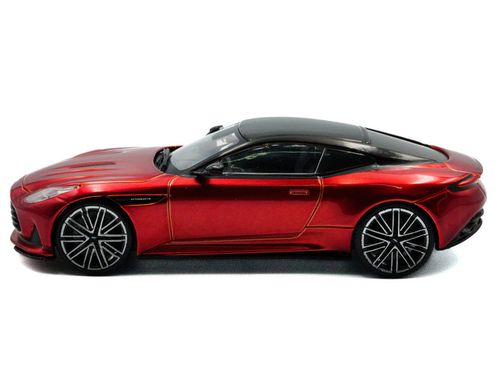 2023 Aston Martin DB12 Coupe Hyper Red Metallic with Black Top 1/43 Diecast Model Car by Solido-0