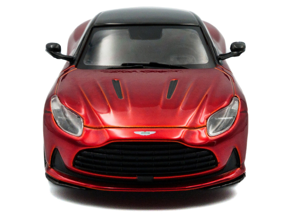 2023 Aston Martin DB12 Coupe Hyper Red Metallic with Black Top 1/43 Diecast Model Car by Solido-3