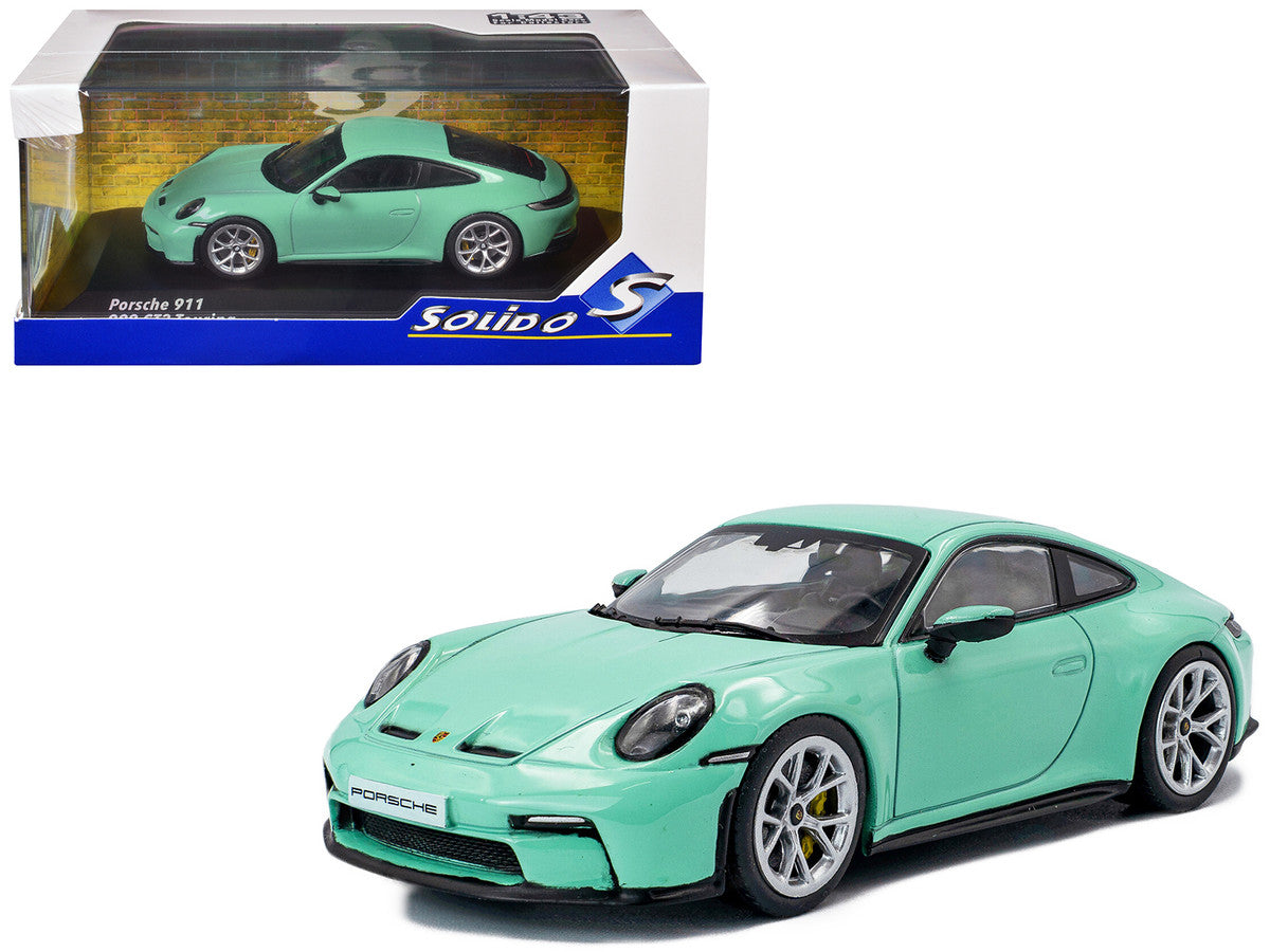 Porsche 2023 911 (992) GT3 Touring Mint Green 1/43 Diecast Model Car by Solido 4