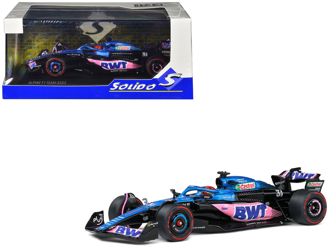 Alpine A523 #31 Esteban Ocon "BWT" 3rd Place "Formula One F1" Monaco GP (2023) 1/43 Diecast Model Car by Solido 5
