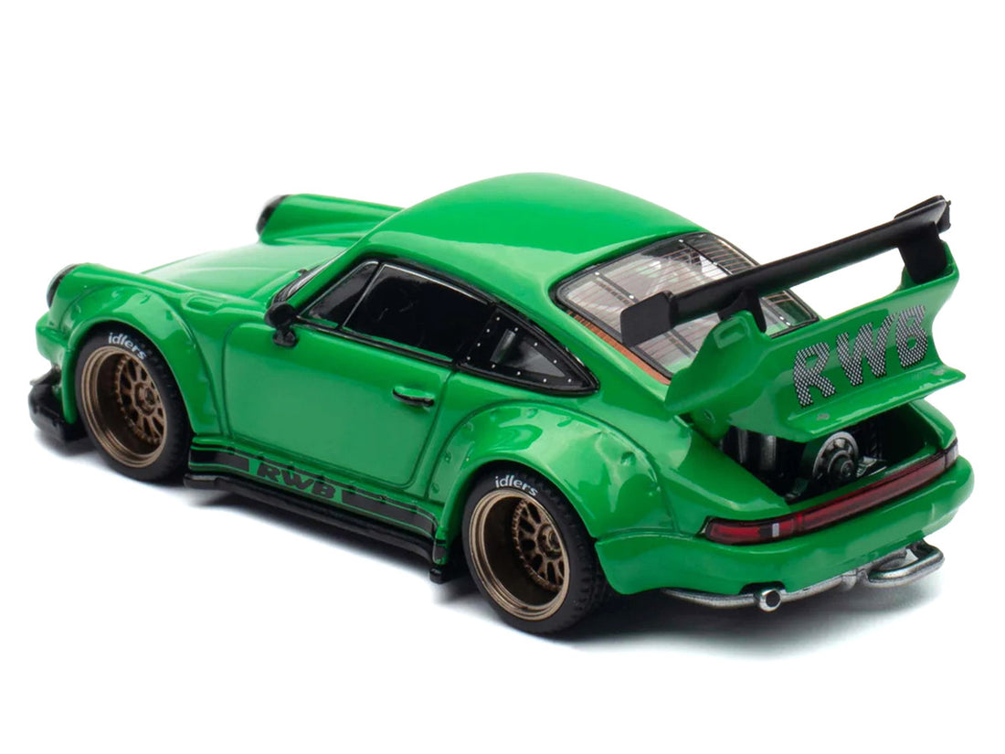 RWB 930 Green "Hobby Expo China 2026" 1/64 Diecast Model Car by Pop Race 2