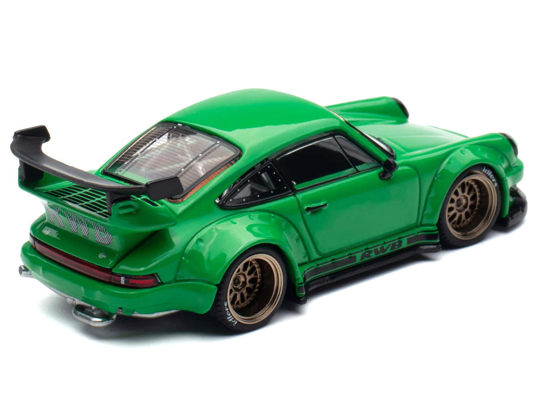 RWB 930 Green "Hobby Expo China 2026" 1/64 Diecast Model Car by Pop Race 4