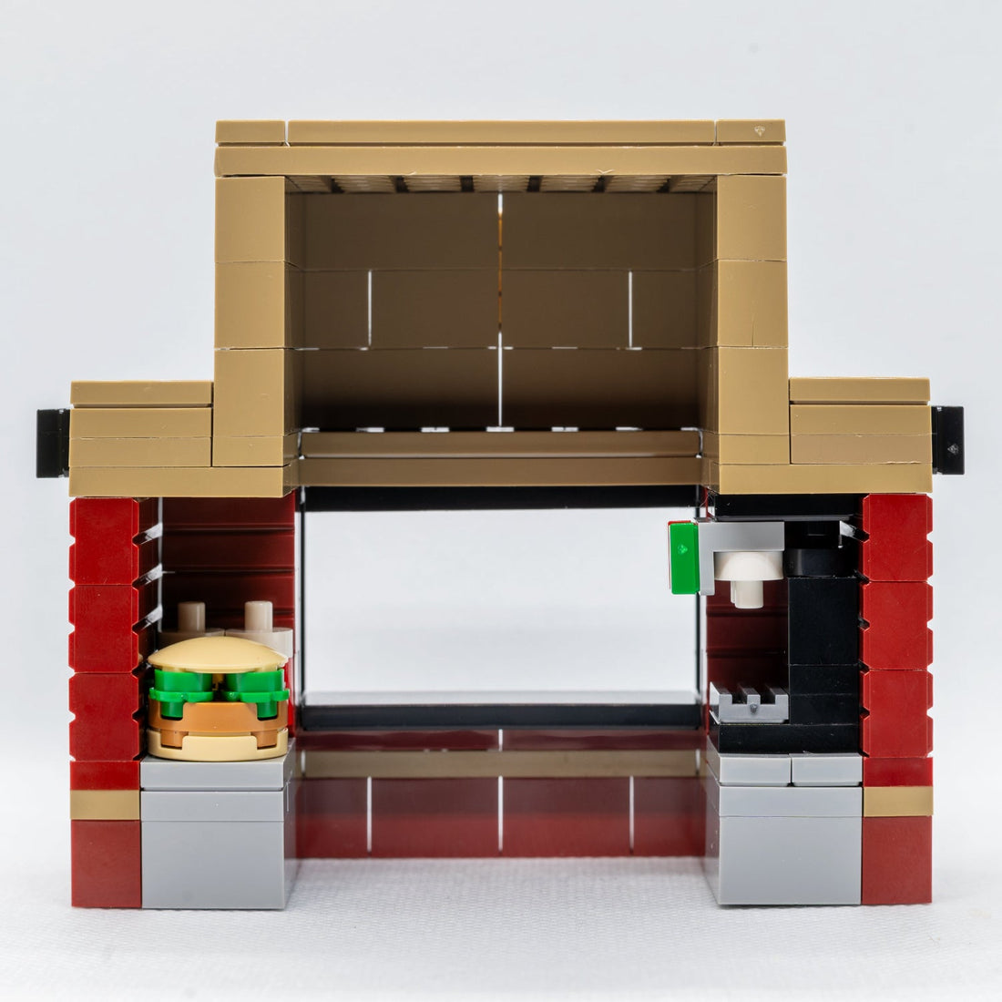 Brick-Fil-A Food Stand with Employee Minifig 5