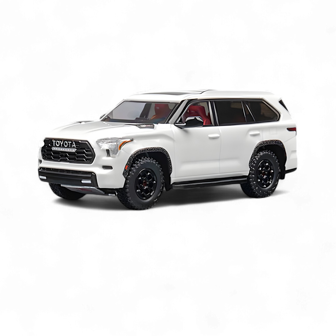 Toyota sequoia pearl white 1:64 by CM MODEL 4