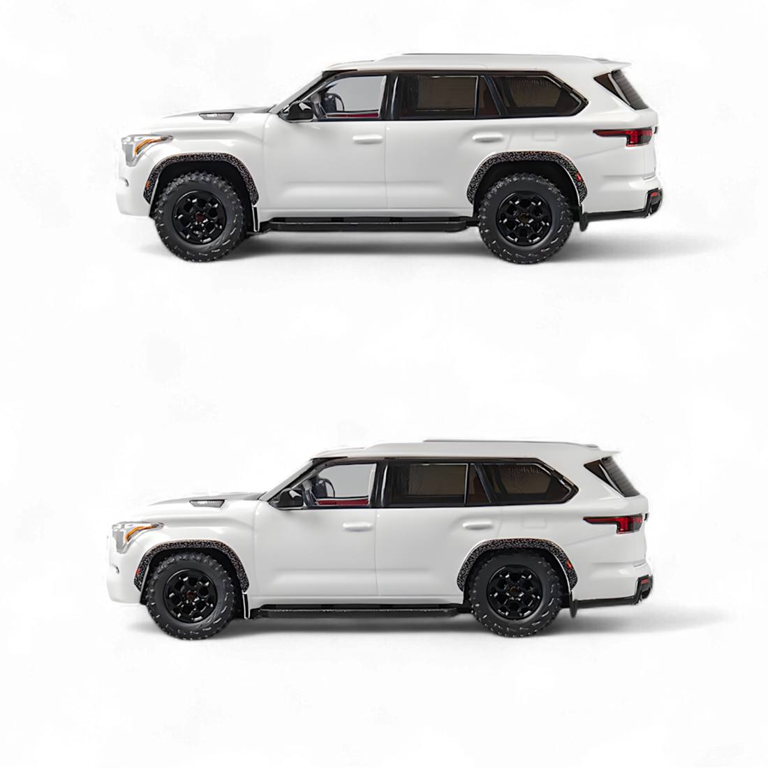 Toyota sequoia pearl white 1:64 by CM MODEL 5