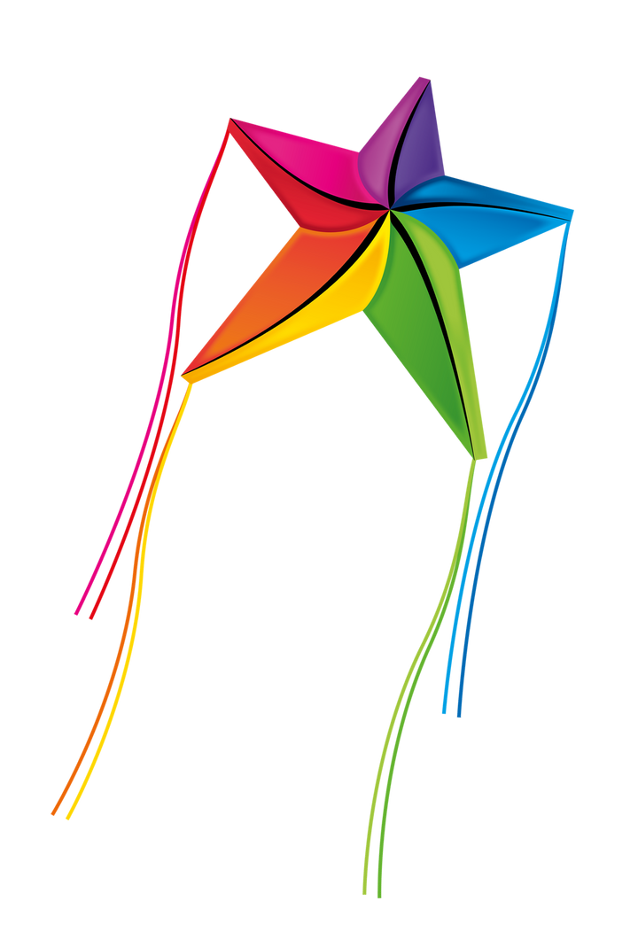 Kite - 57 Inch Wide ShootingStar Ripstop Nylon Star Kite