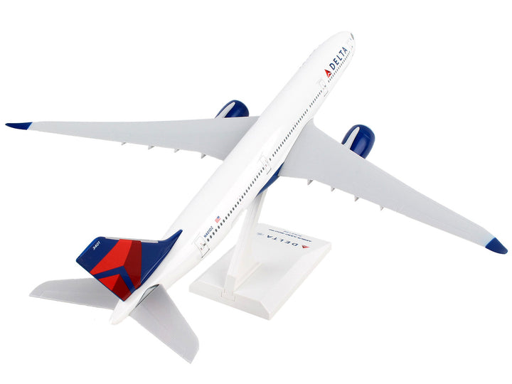 Airbus A330-900 Commercial Aircraft with Landing Gear "Delta Air Lines" (N401DZ) White with Blue and Red Tail (Snap-Fit) 1/200 Plastic Model by Skymarks-1