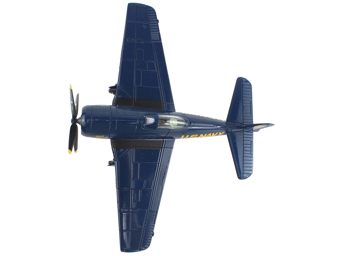 Grumman F8F Bearcat Fighter Aircraft "Blue Angels #2" (1946) United States Navy "SkyMax Models" Series 1/72 Diecast Model by Hobby Master-3