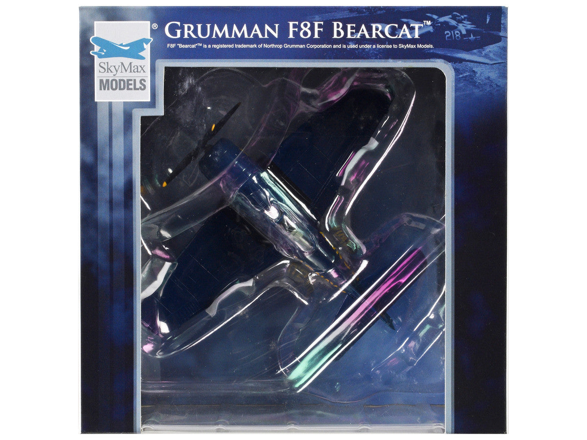 Grumman F8F Bearcat Fighter Aircraft "Blue Angels #2" (1946) United States Navy "SkyMax Models" Series 1/72 Diecast Model by Hobby Master-0