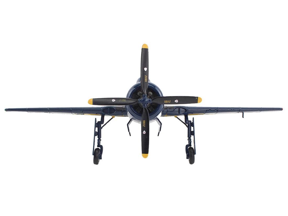 Grumman F8F Bearcat Fighter Aircraft "Blue Angels (#1-5 decals)" (1946) United States Navy "SkyMax Models" Series 1/72 Diecast Model by Hobby Master-2