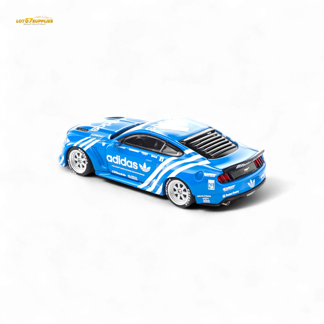 Ford Mustang GT Widebody Modified - A d i d a s Clover 1:64 by Liberty64