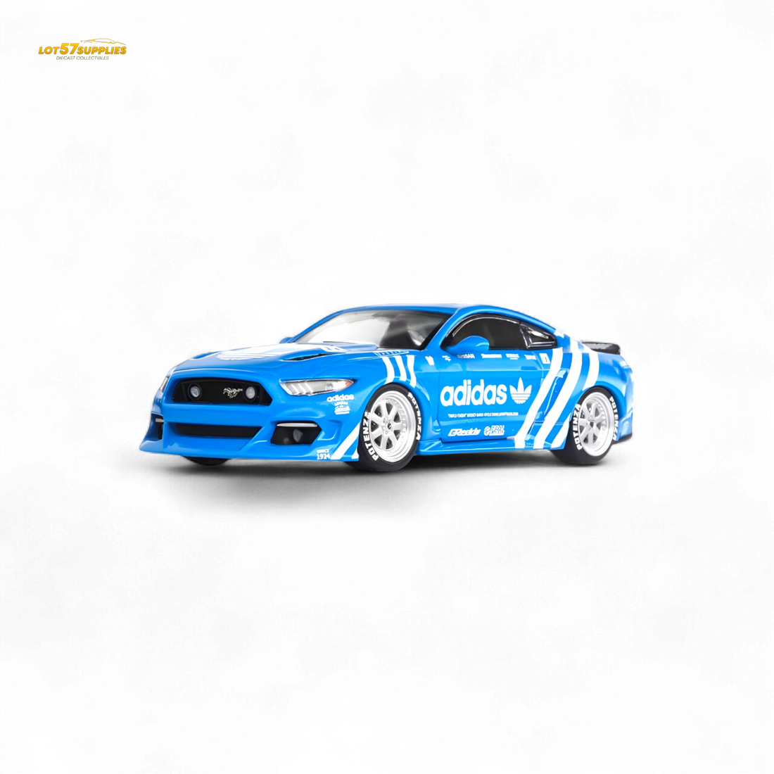 Ford Mustang GT Widebody Modified - A d i d a s Clover 1:64 by Liberty64