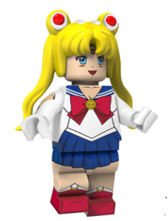 Sailor Moon Figurine for Lego