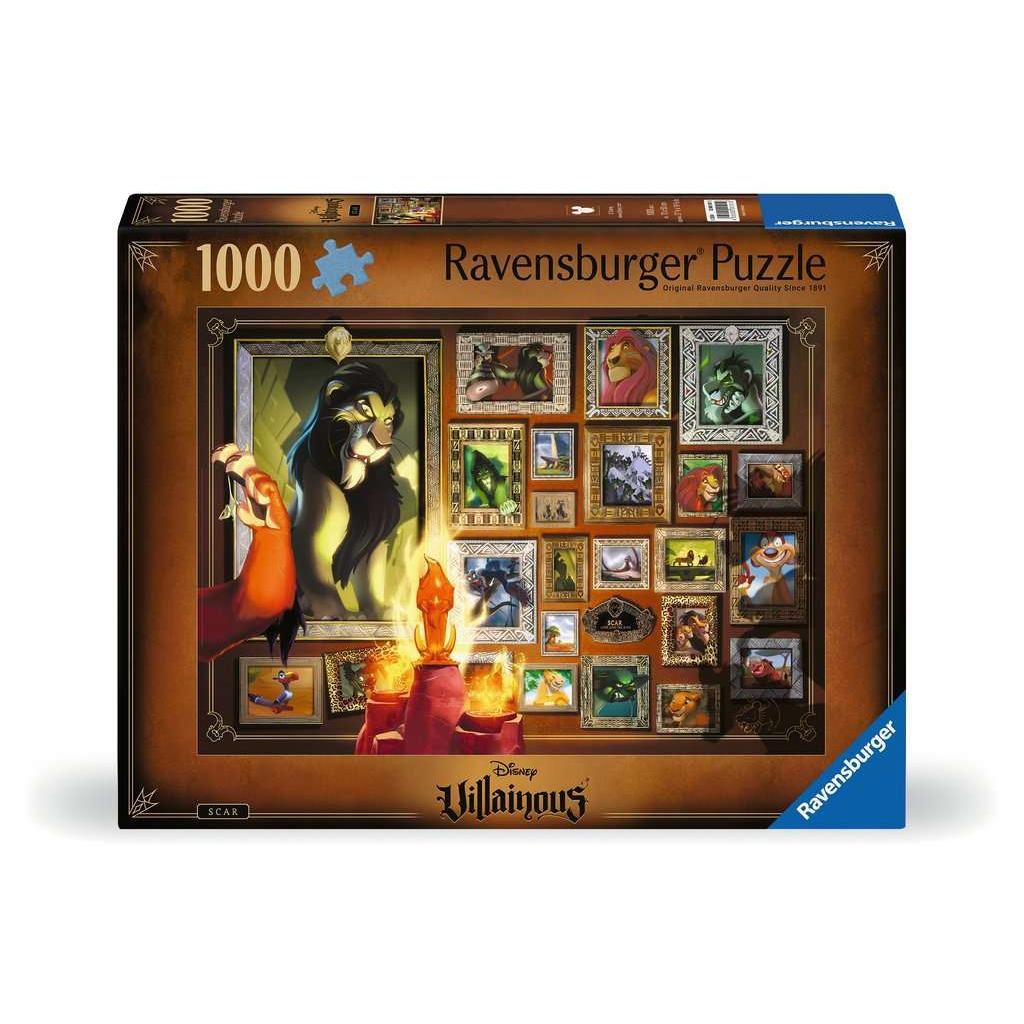 Scar Disney Villainous 1000-piece Ravensburger puzzle