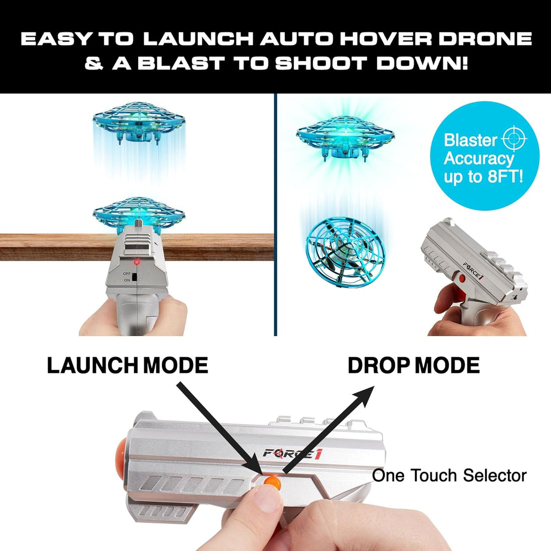 Scoot Skeet Flying Drone - Pink/Blue Duo