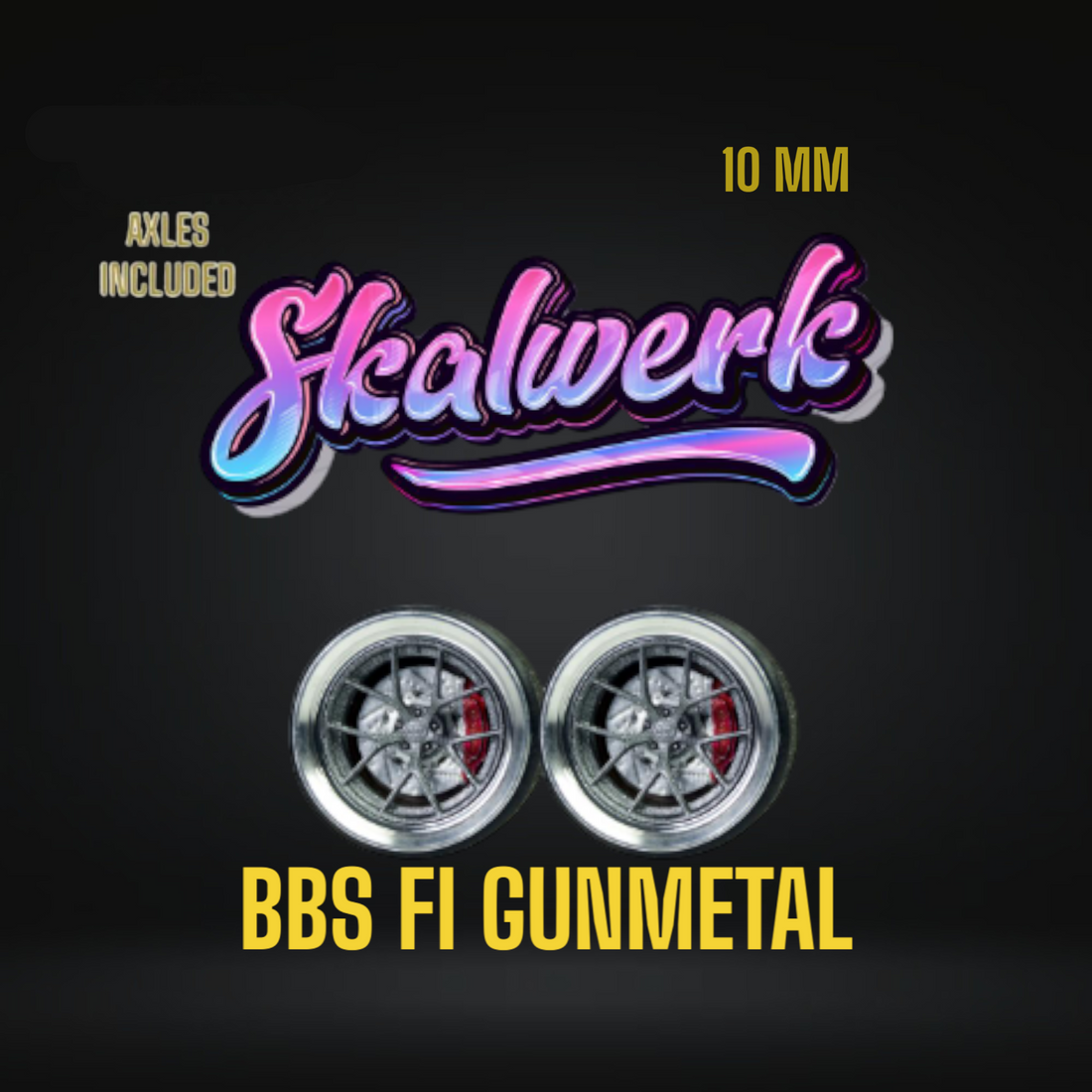 SKALWERK Wheels 1:64 10mm High Quality Wheels With Bearing System GROUP 3h