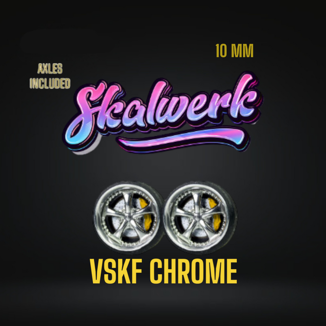 SKALWERK Wheels 1:64 10mm High Quality Wheels With Bearing System GROUP 3k