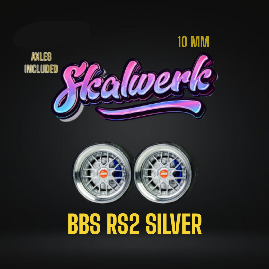 SKALWERK Wheels 1:64 10mm High Quality Wheels With Bearing System GROUP 3a