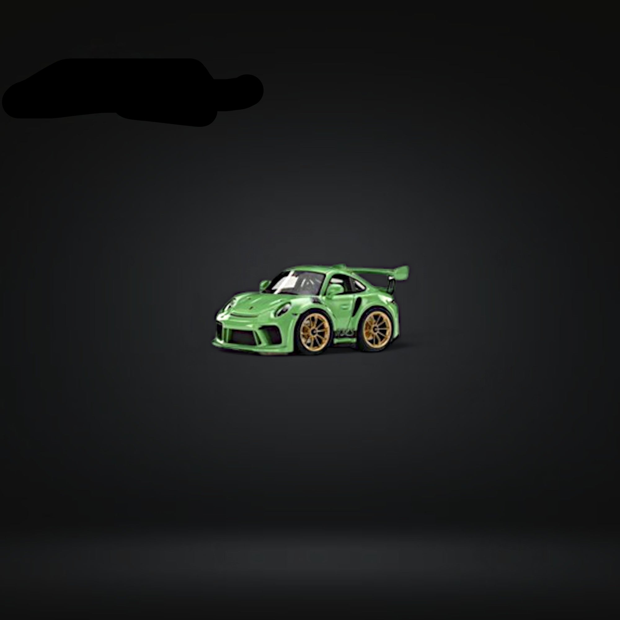 Porsche 911 GT3 RS Egg Cart GREEN Limited to 299 PCS 1:64 Resin by MINICRAFTSMAN 2