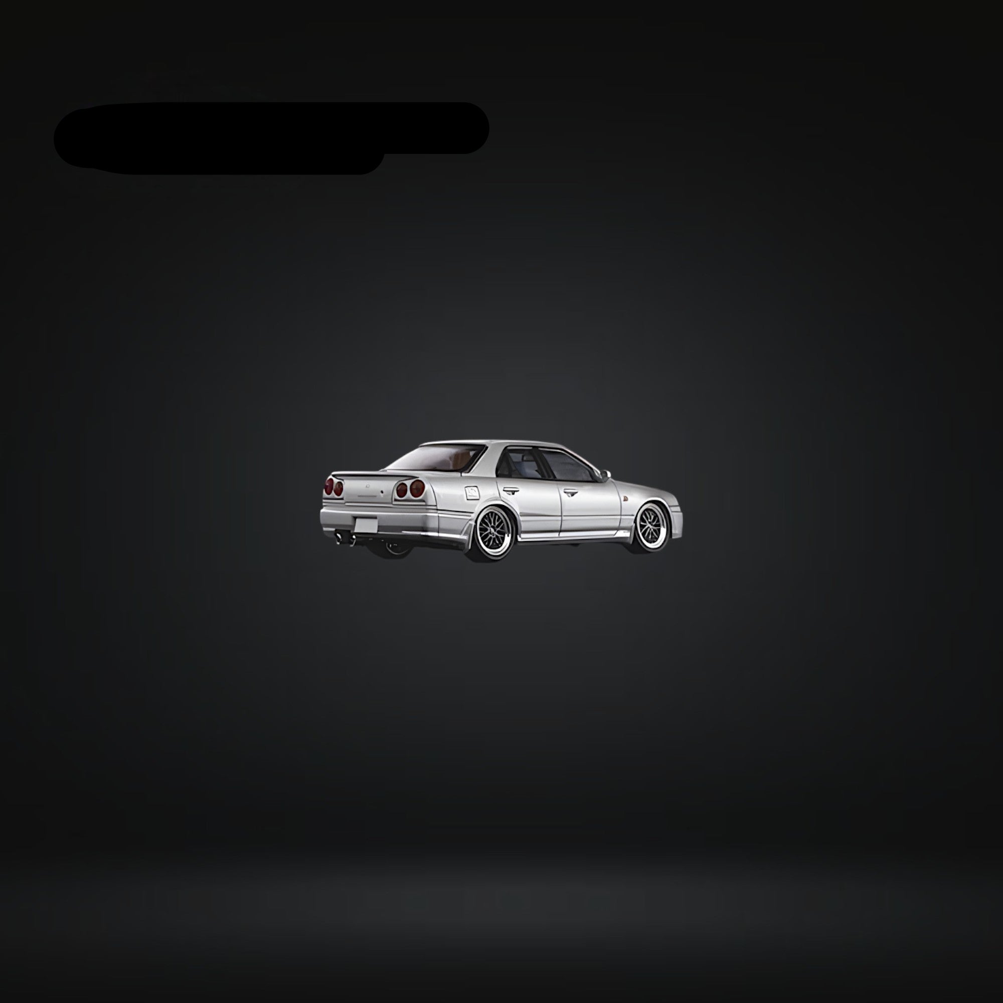 Nissan ER34 SKYLINE 25GT-t AIT Exhibition Model Ordinary Silver 1:64 by Mortal 5