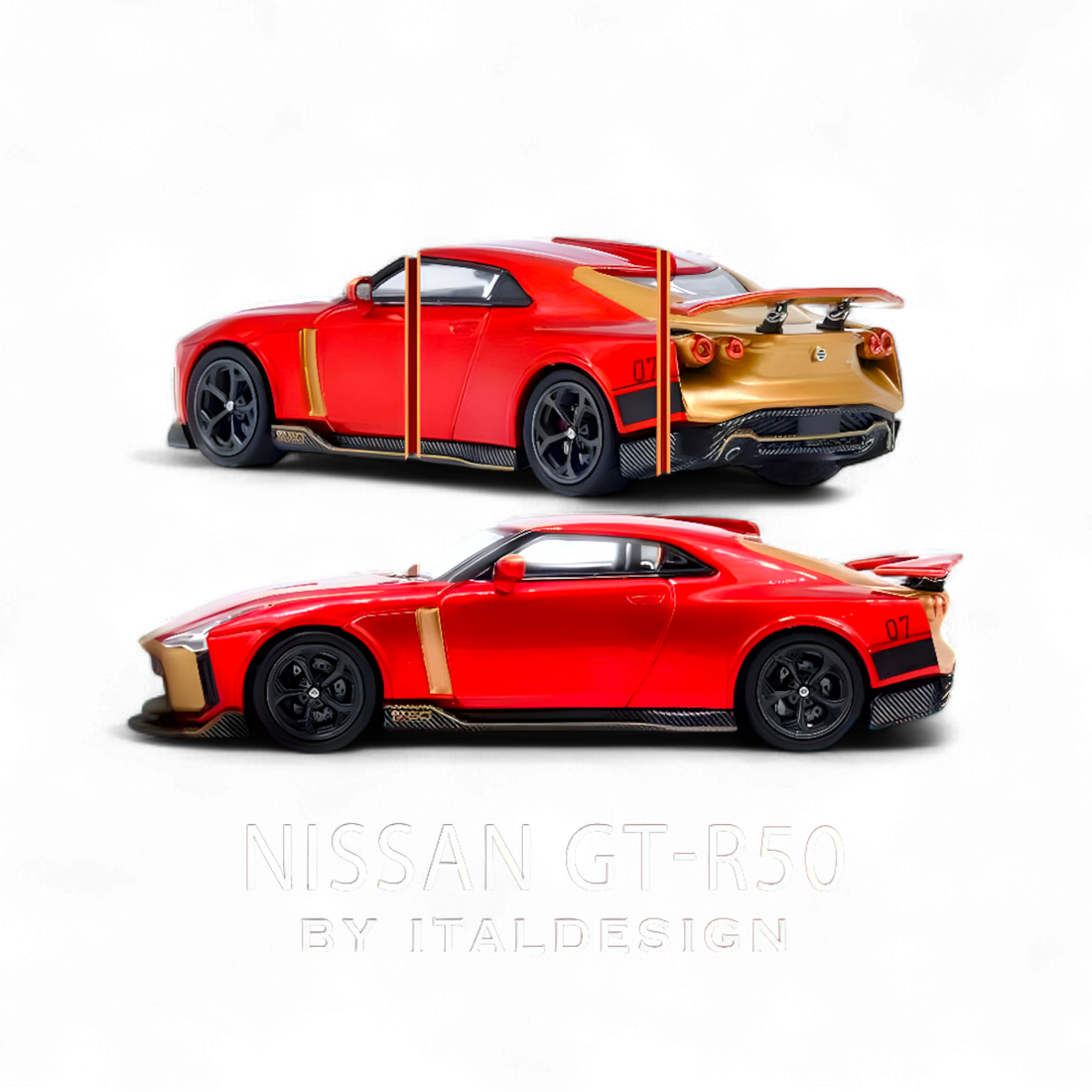 Nissan R50 GT-R - Red 1:64 by INNO64