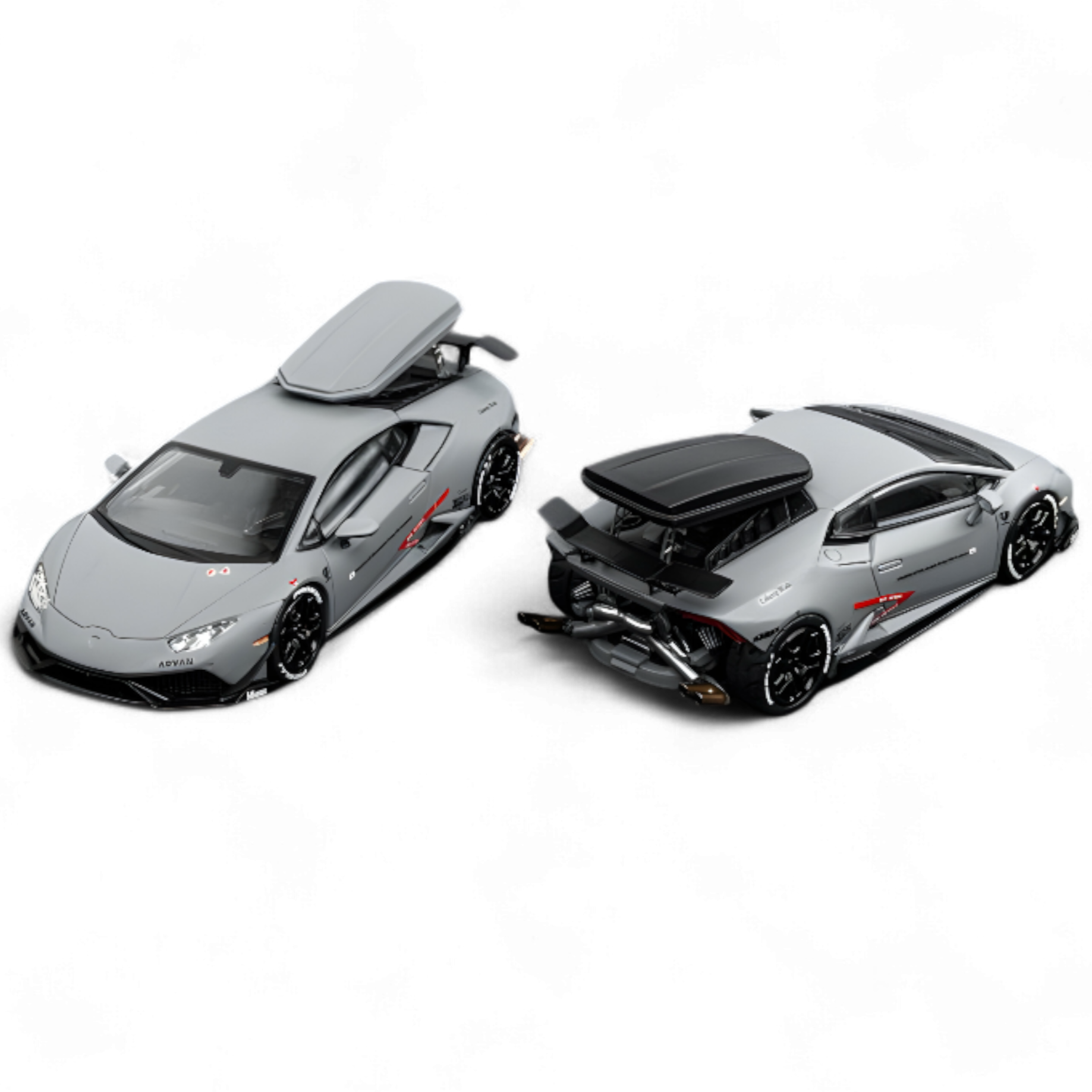 Lamborghini Cartelfunds LP610-4 Twin Turbo - Gray 1:64 by FindClassically 