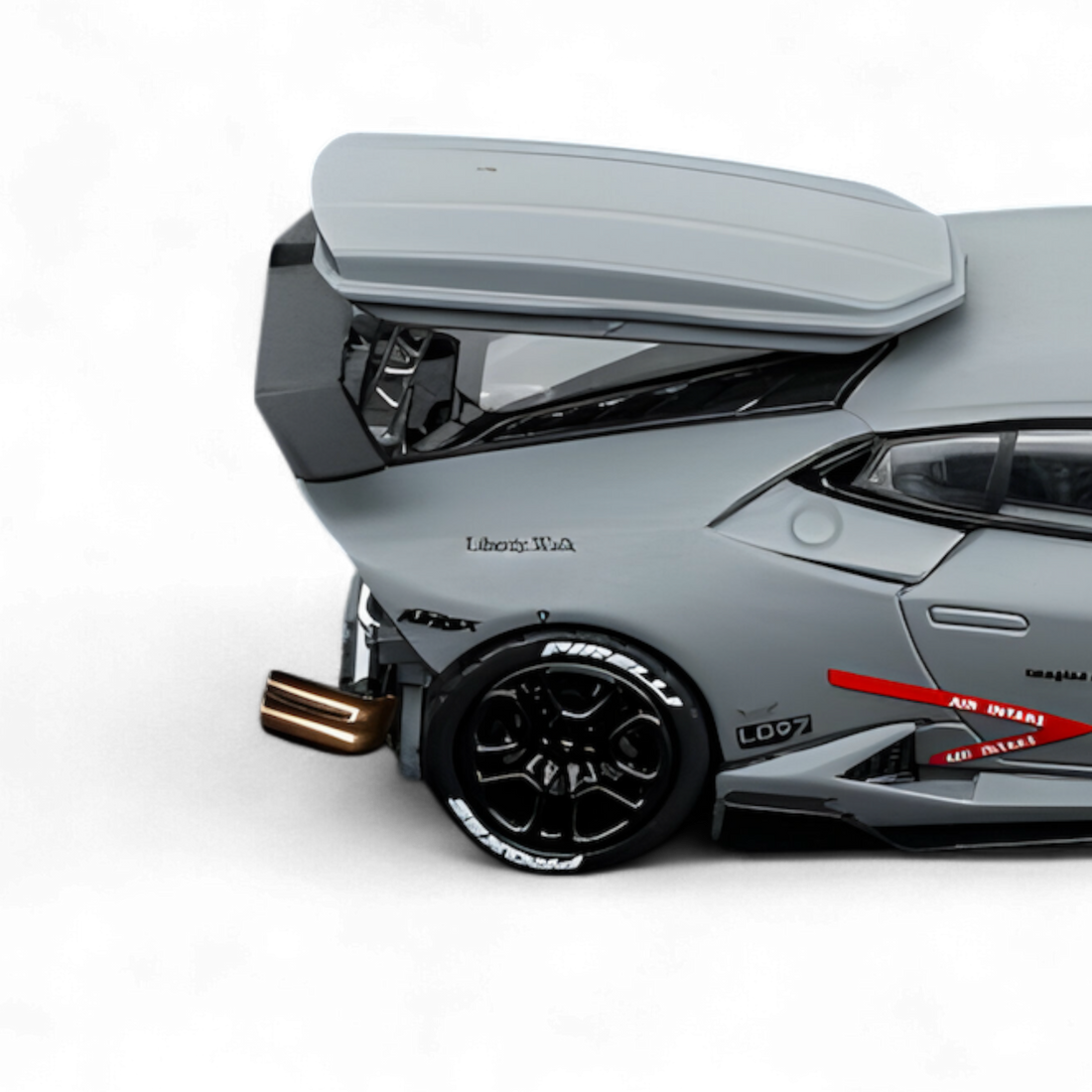 Lamborghini Cartelfunds LP610-4 Twin Turbo - Gray 1:64 by FindClassically  3