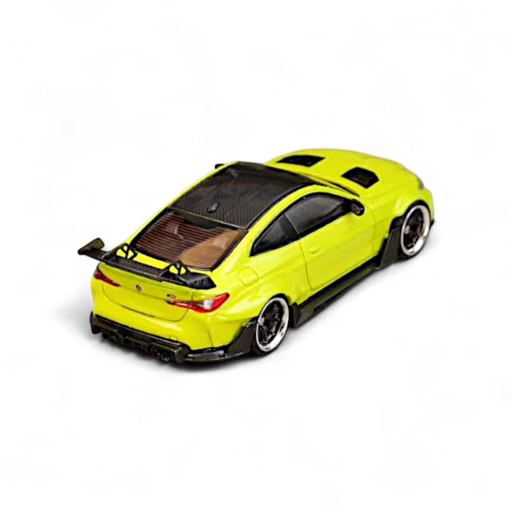 BMW G82 M4 Wide-Body Modified - Sao Paulo Yellow 1:64 by SW  2