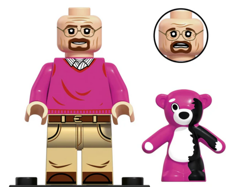 Walter White Pink Sweater Breaking Bad Minifigure for Lego 2