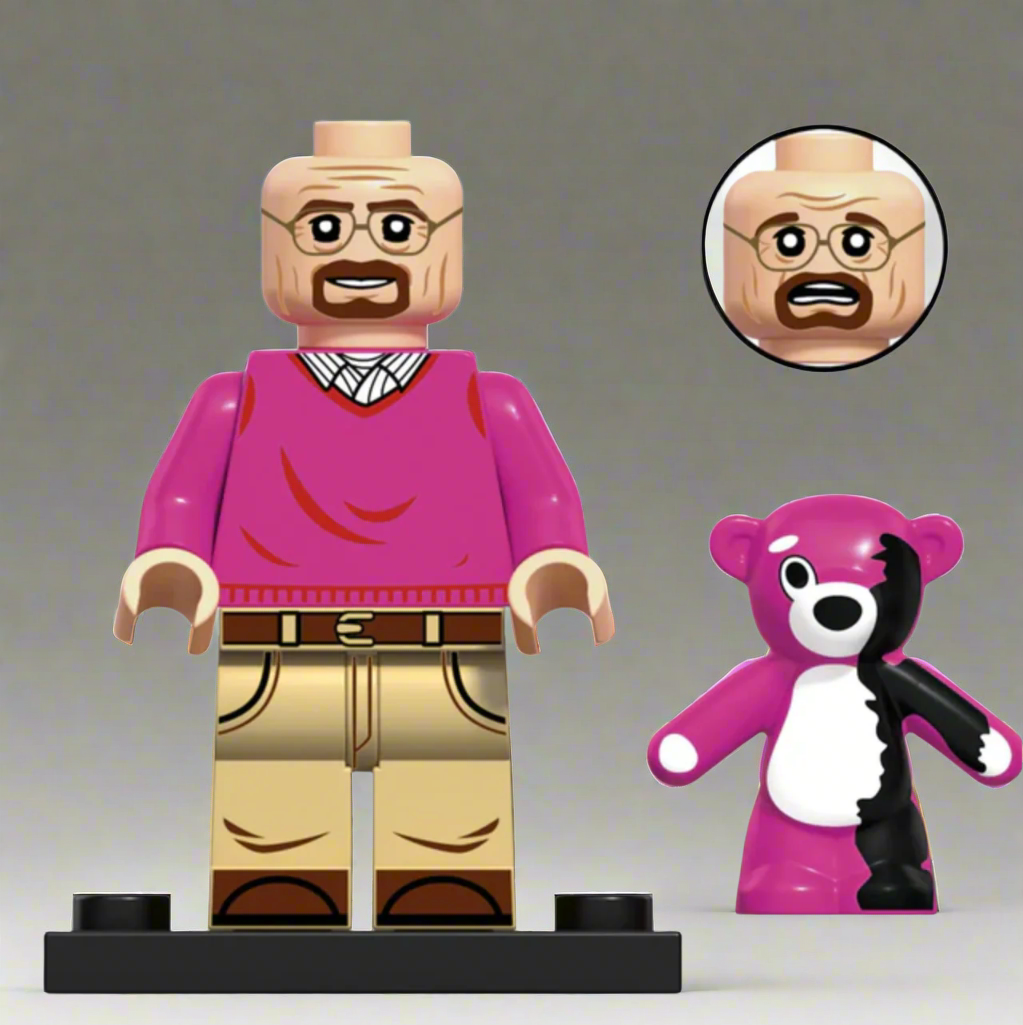 Walter White Pink Sweater Breaking Bad Minifigure for Lego