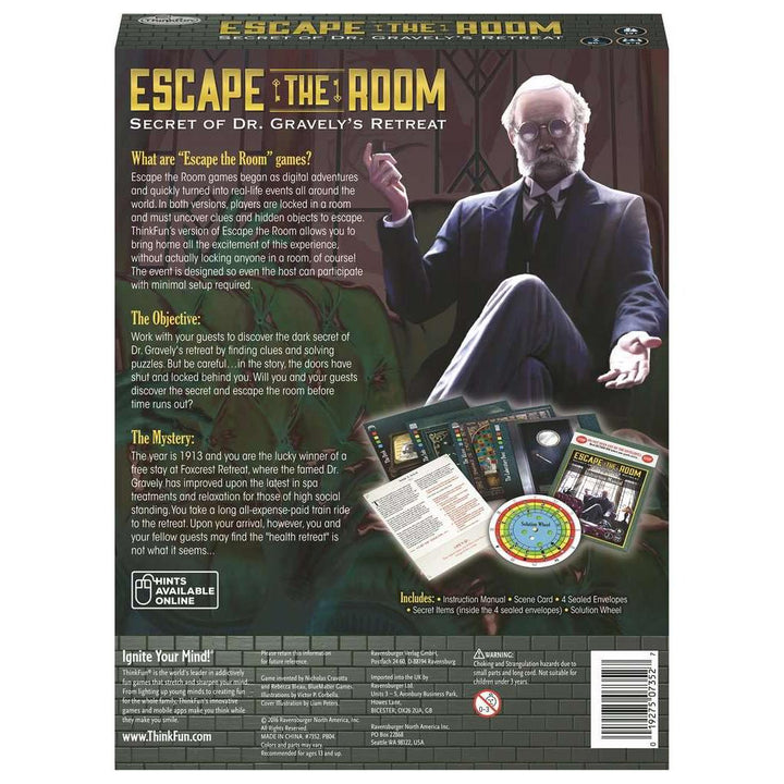 Secret of Dr. Gravely's Retreat - Escape the Room Game - Ravensburger 2