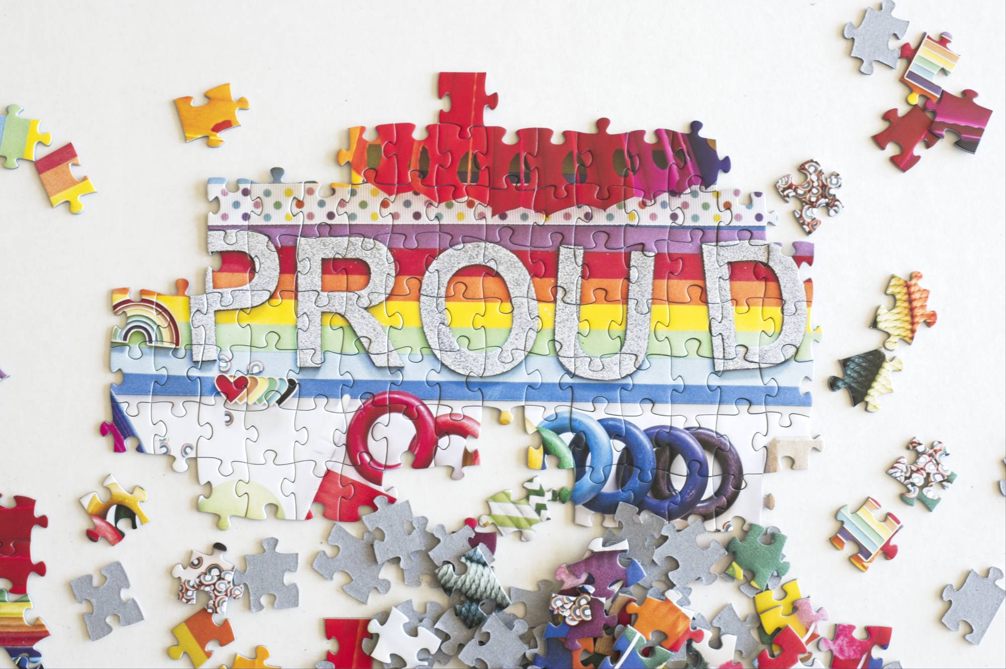 Proud Puzzle by DeAnna Tibbs 500 Piece LGBTQIA+ Art Jigsaw Celebrating Pride and Oakland Community 9