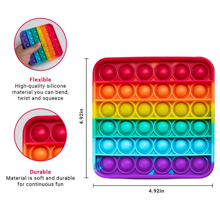 4 Extra Rainbow Fidget Mats (The Fidget Game: Sight Words) 2