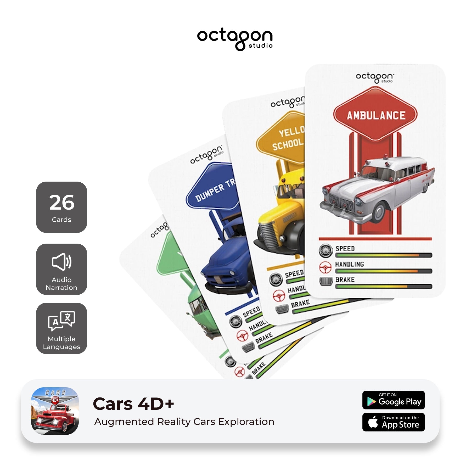 Cars 4D+ Augmented Reality Cards 5