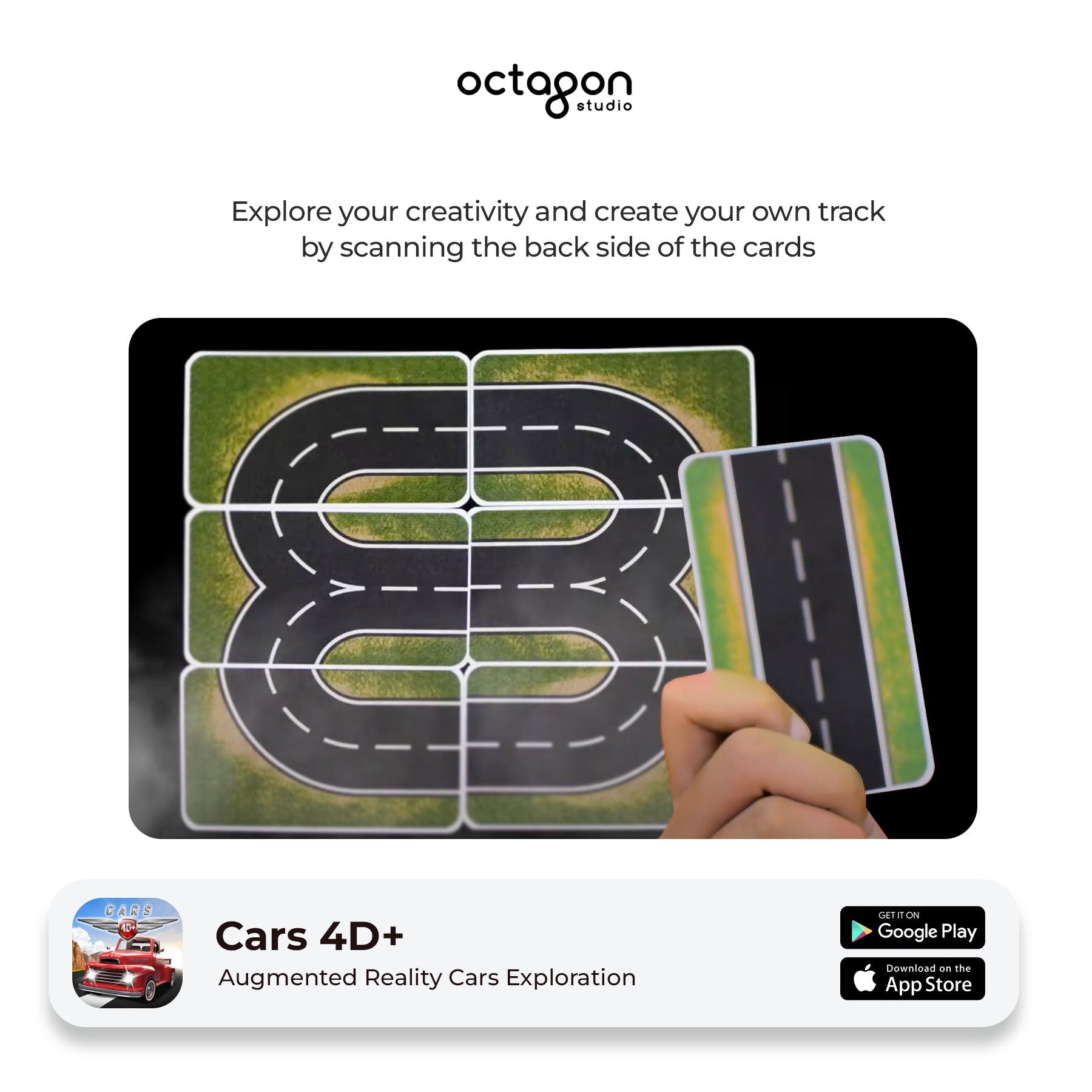 Cars 4D+ Augmented Reality Cards 3