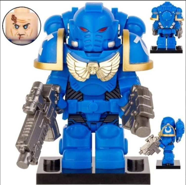 Space Marines Minifigure - Ultra Marine - Warhammer 40k